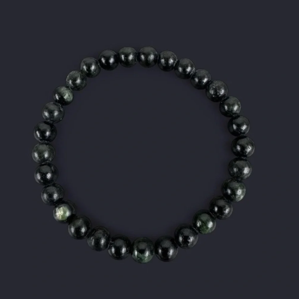 Kambaba Jasper Gemstone Bead Bracelet 6mm